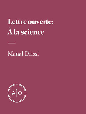 cover image of À la science